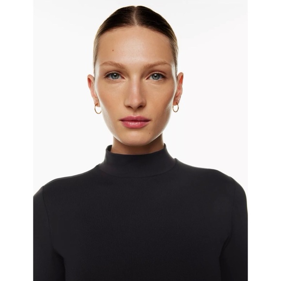 Babaton Contour Blue Mock Neck Top - Picture 3 of 12